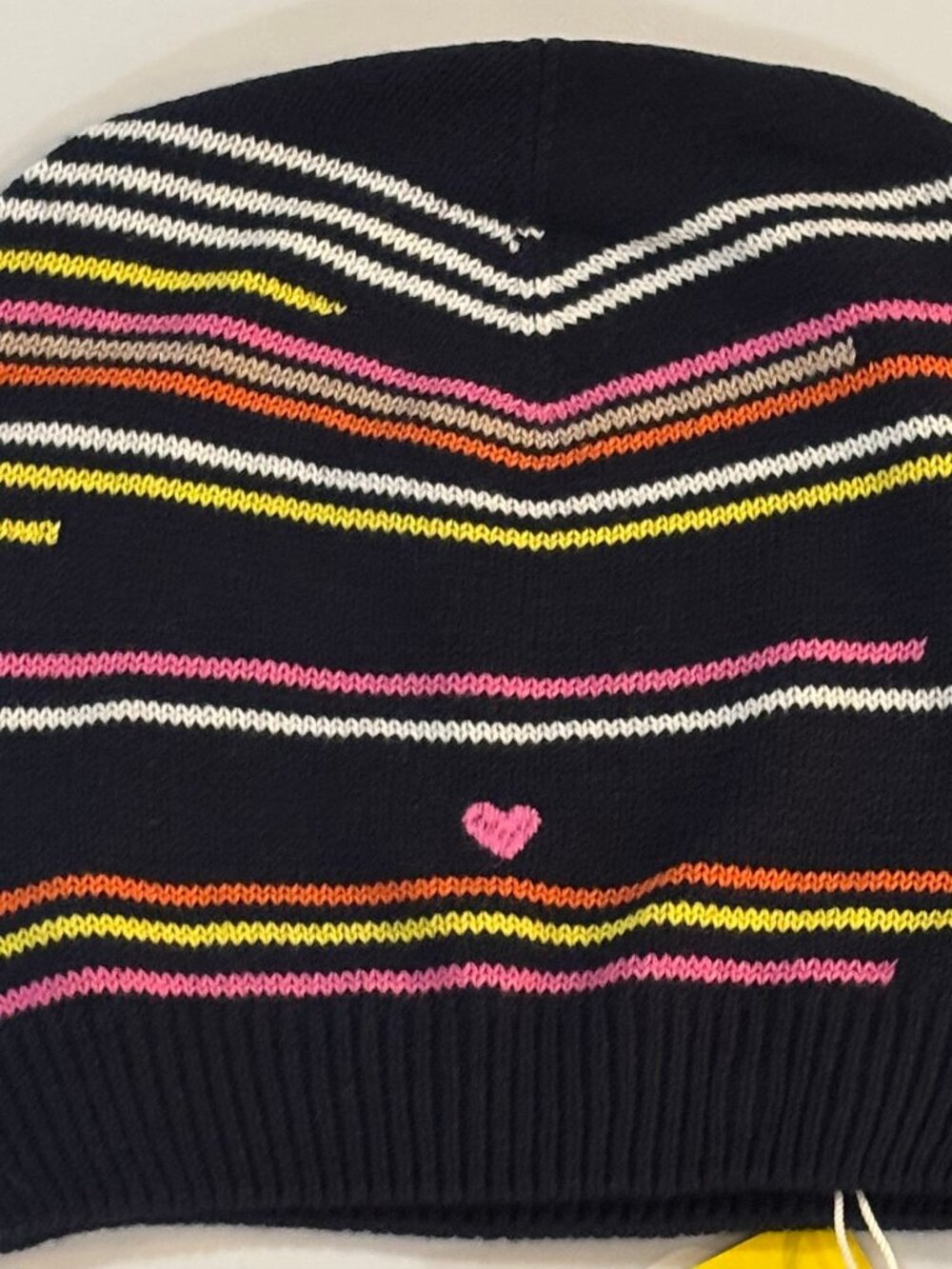 NWT Kerri Rosenthal Broken Stripe Women's Beanie OS Indigo